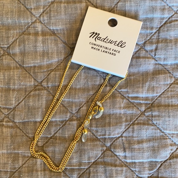 Madewell Curb Chain Convertible Face Mask Lanyard - Picture 2 of 5